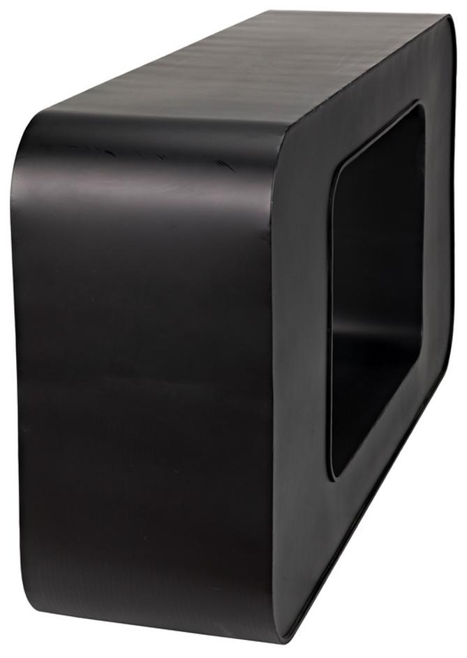 Shylock Console, Black Steel by Noir Furniture