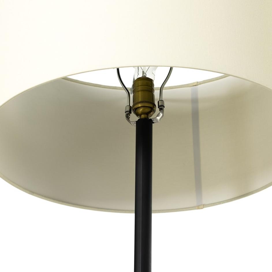 Wren Floor Lamp In Reactive White Glaze by FOUR HANDS
