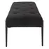 Olivier Modern Black Bench by Uttermost