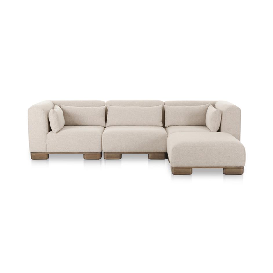 June Lounge Modular Sectional Oatmeal by Moes Home