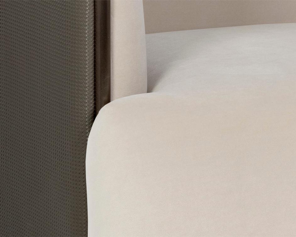 SIERRA ARMCHAIR - MEG TAUPE / PORCINI TAUPE by Sunpan