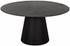 Vesuvius Dining Table, Black Steel by Noir Furniture