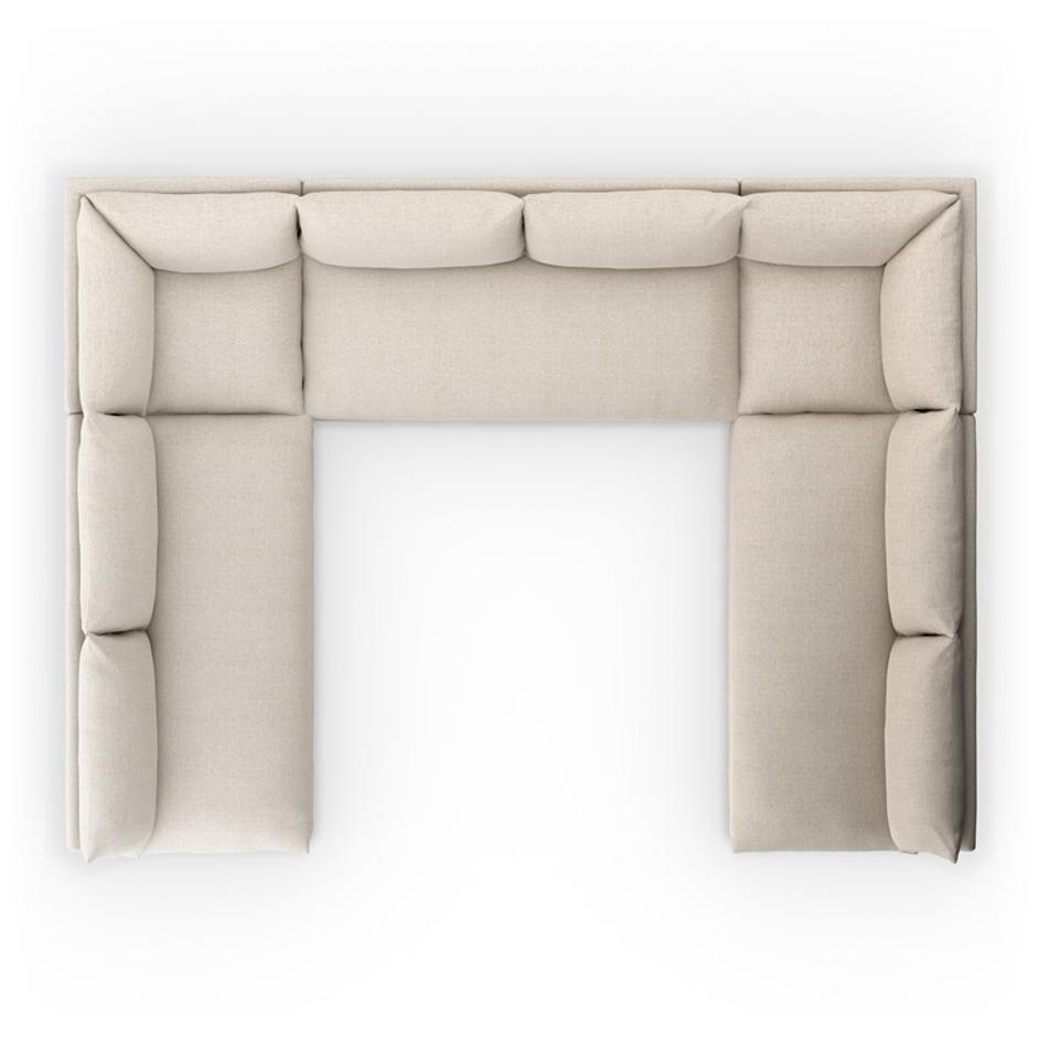 Grant Outdoor 5 Pc Sectional In Faye Sand by FOUR HANDS
