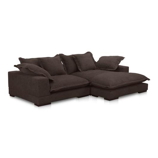 Daydream Sectional Dark Brown by Moes Home