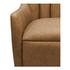 Bowie Swivel Chair Tan Leather by Moes Home