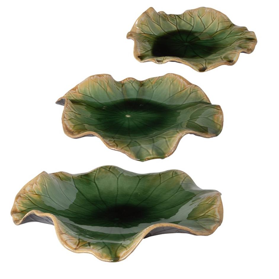 Abella Green Ceramic Wall Decor by Uttermost