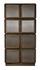 Collins Hutch in Dark Walnut with Glass Accents by Noir Furniture