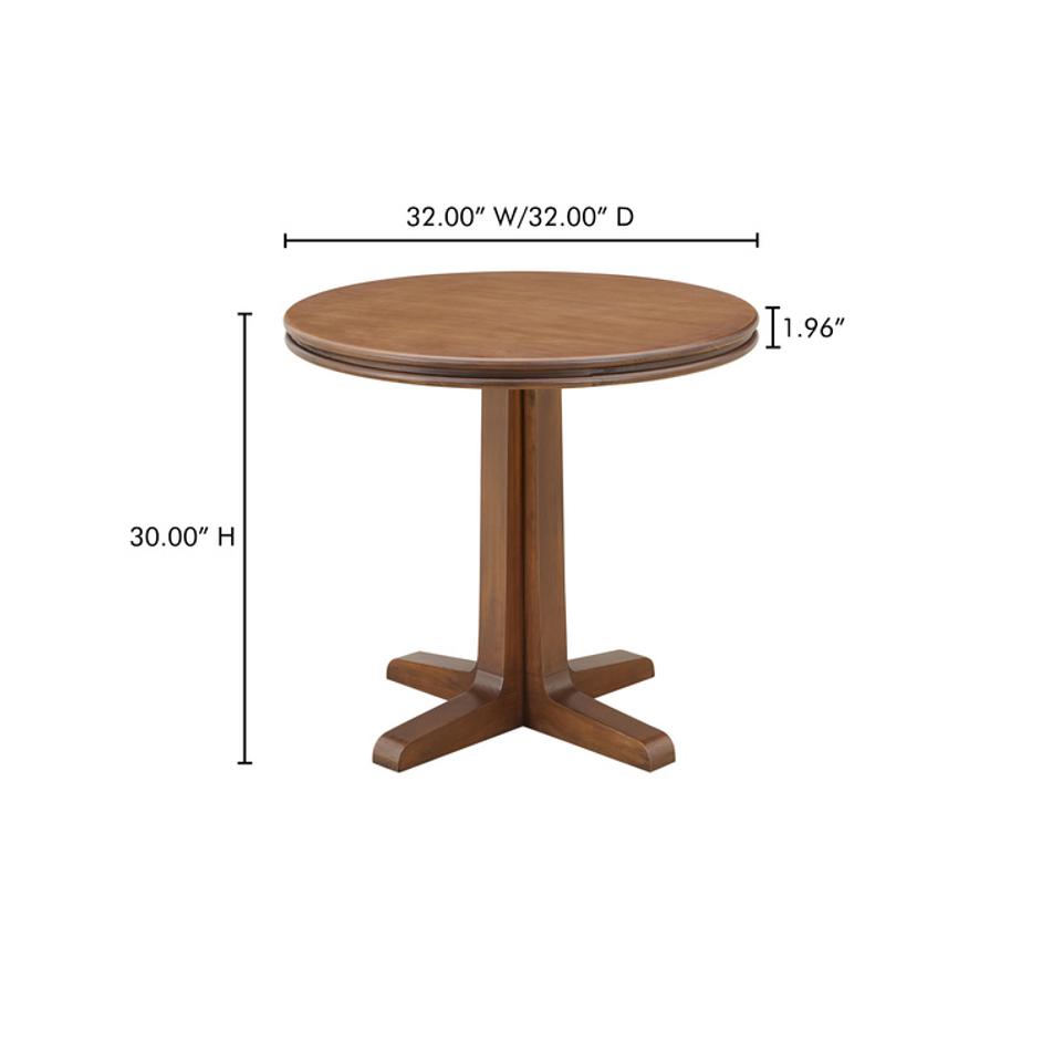 Charles Cafe Table Brown by Moes Home