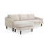 Quinn Sectional Oatmeal by Moes Home