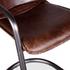Portofino Leather Counter Chair Geisha Brown by Home Trends & Design
