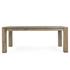 Sedia Mango Wood 78" Dining Table Ash Natural by Classic Home