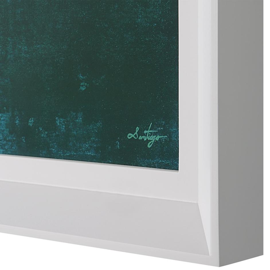 Cancun Teal Framed Print by Uttermost