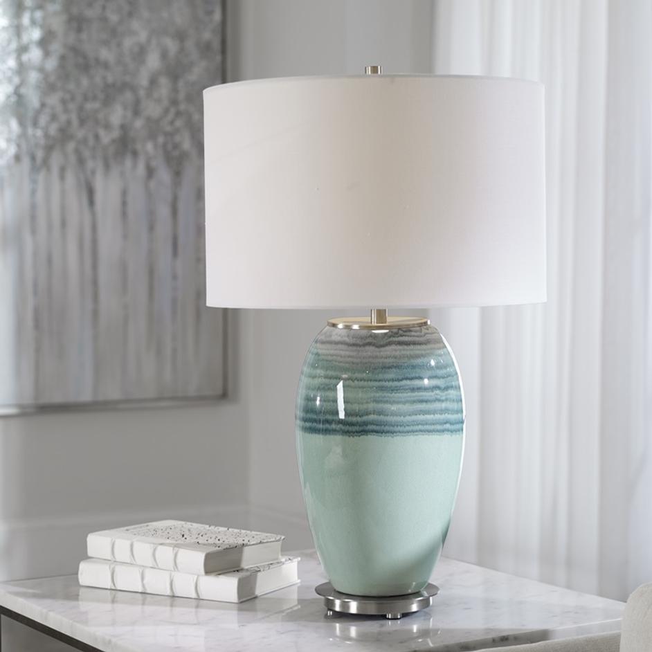 Caicos Teal Table Lamp by Uttermost
