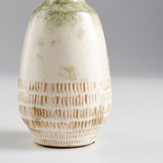 Large Yukon Vase in Olive Pearl Glaze by Cyan Design