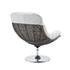 Celestia Wicker Rattan Outdoor Patio Swivel Lounge Chair In Light Gray White by Modway Furniture