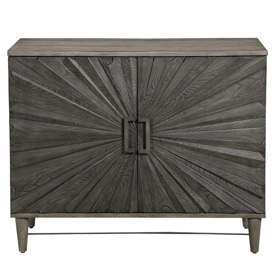 Shield Gray Oak 2 Door Cabinet by Uttermost