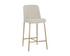 ZEKE COUNTER STOOL - ANTIQUE BRASS - BERGEN IVORY by Sunpan