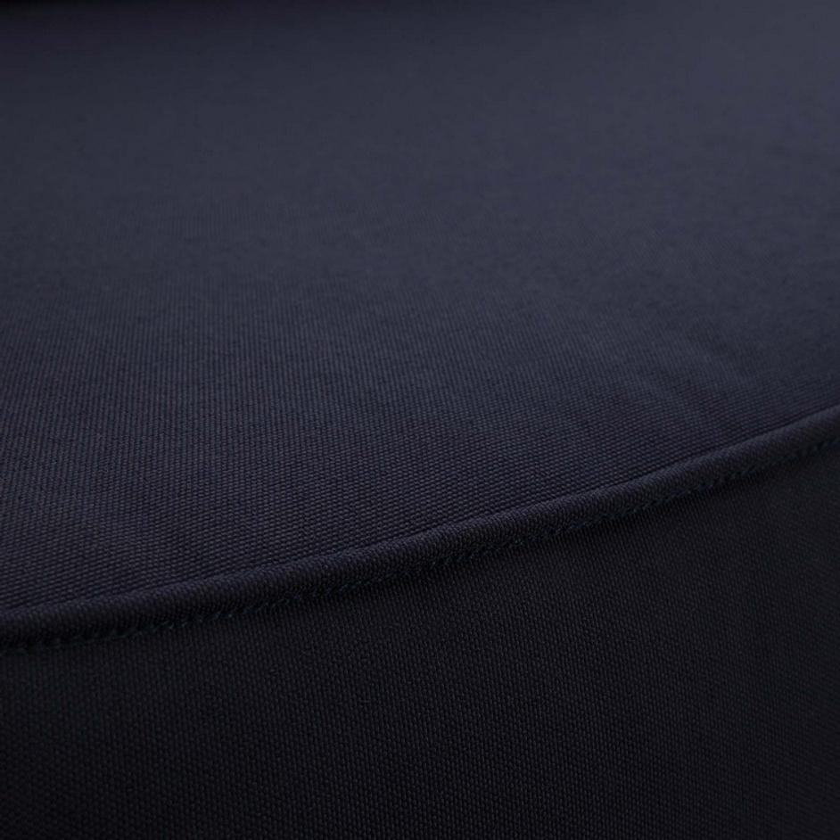 Quay Outdoor Patio Teak Armchair In Natural Navy by Modway Furniture