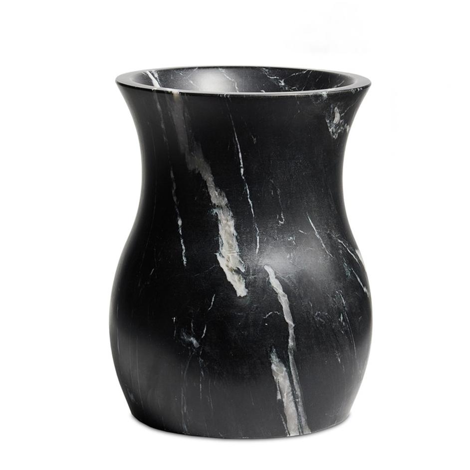 Sona Vase - Black Marble by Four Hands