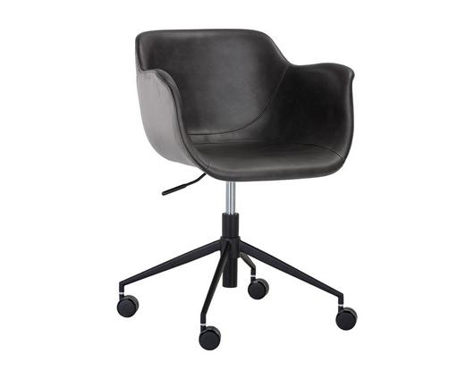 Owen Contemporary Office Chair - Town Grey / Roman Grey by Sunpan