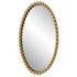 Serna Gold Oval Mirror by Uttermost