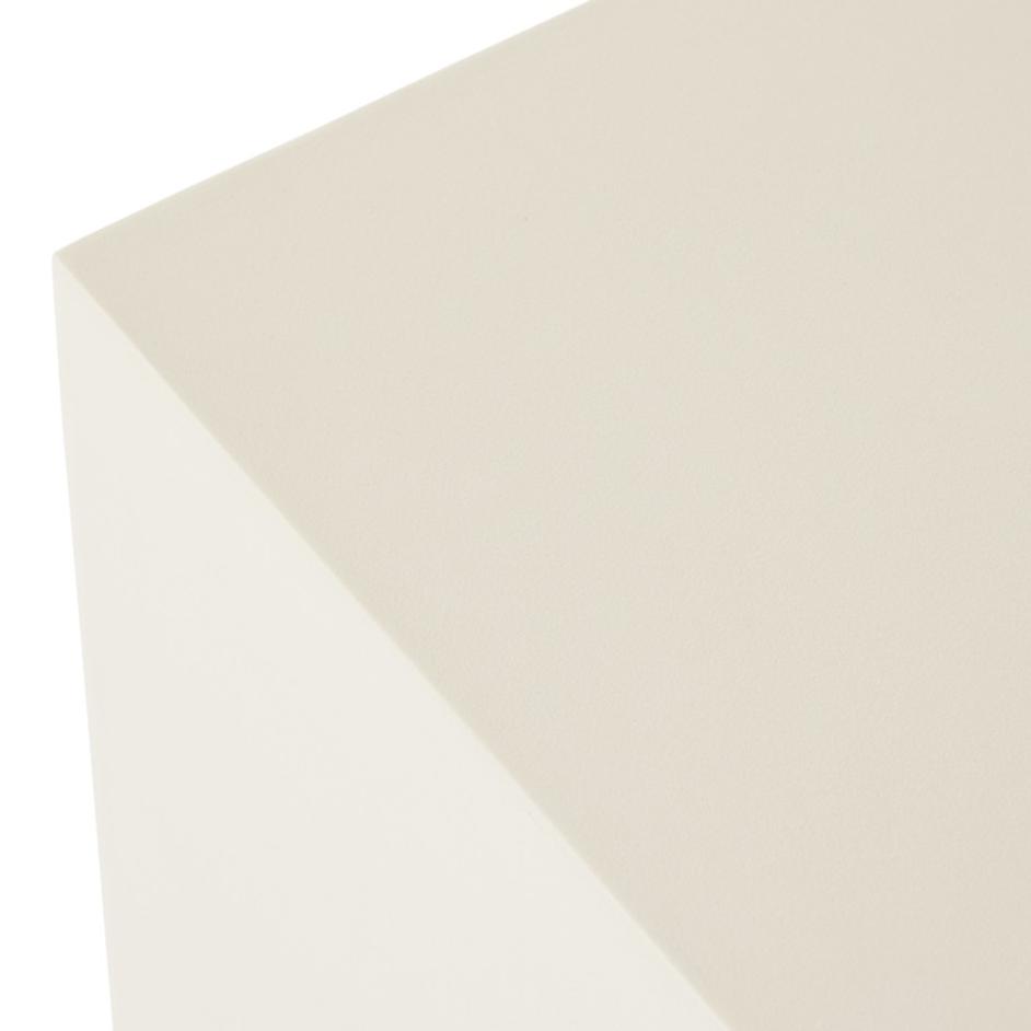 Parish Concrete Cube In White Concrete by FOUR HANDS