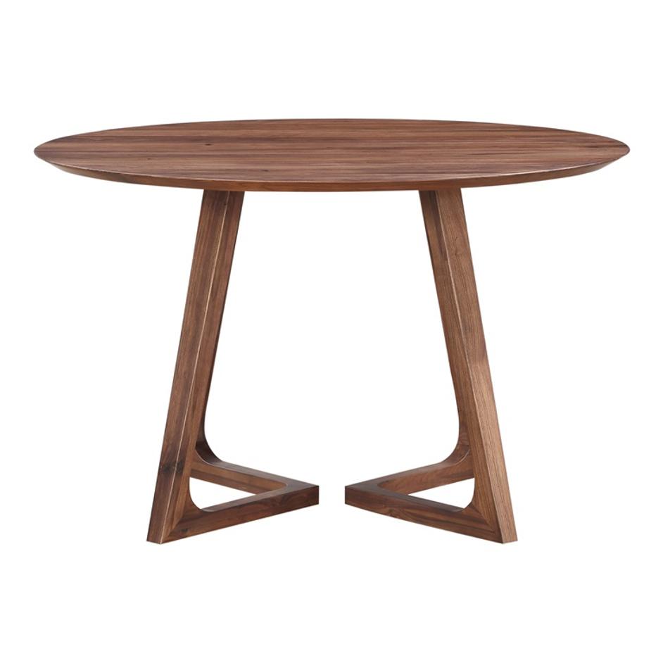 GODENZA DINING TABLE ROUND WALNUT by Moes Home