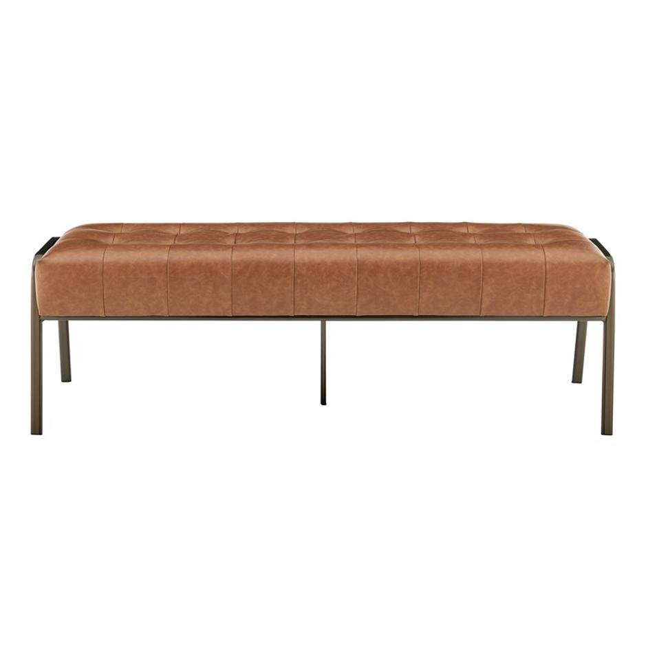 Venturi Tufted Bench In Vintage Cider by New Pacific Direct
