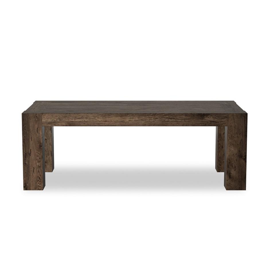 Abaso Dining Table - Ebony Rustic Wormwood Oak by Four Hands