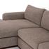 Colt 2 Pc Sectional LAF Chaise in Gaston Pewter by FOUR HANDS