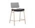 BRINLEY COUNTER STOOL - GOLD - NIGHTFALL BLACK / CHACHA GREY by Sunpan