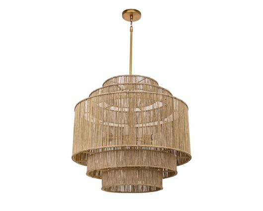 ALYSSA CHANDELIER - NATURAL JUTE by Sunpan