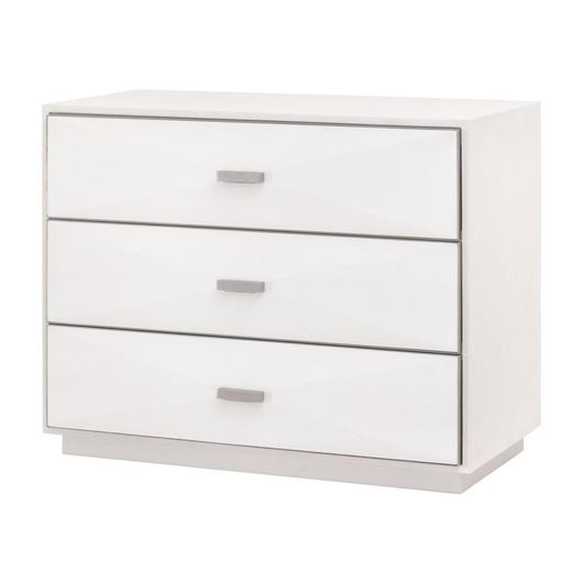 Wynn Shagreen 3-Drawer Nightstand by Essentials For Living