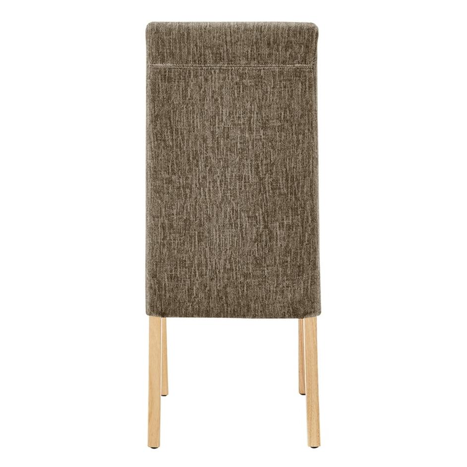 Valencia Fabric Dining Side Chair, Pasadena Taupe by New Pacific Direct