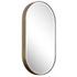 Lago Oval Gold Mirror by Uttermost