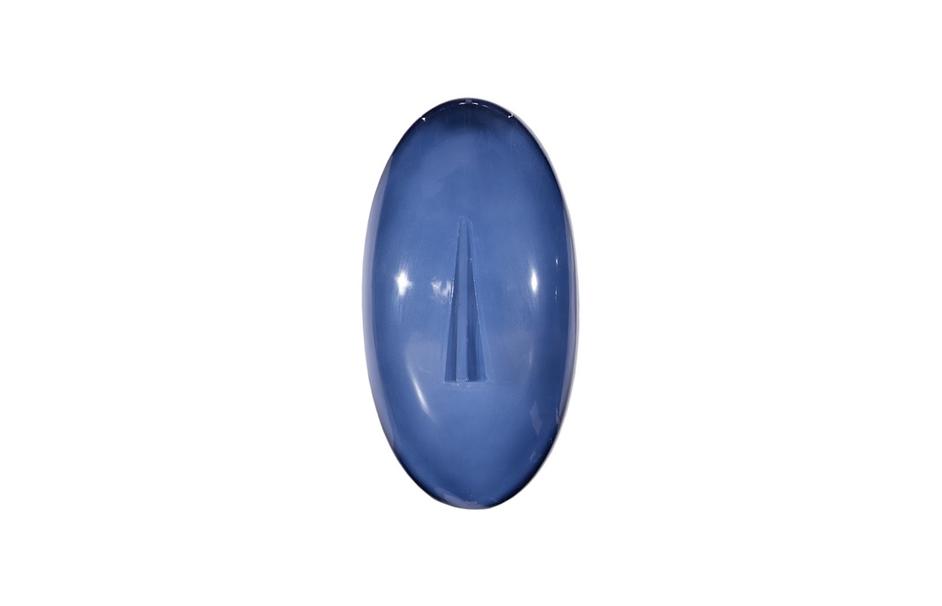 Oval Cycladic Wall Art, Blue by Phillips Collection