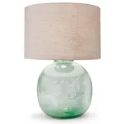 Seeded Recycled Glass Table Lamp by REGINA ANDREWS