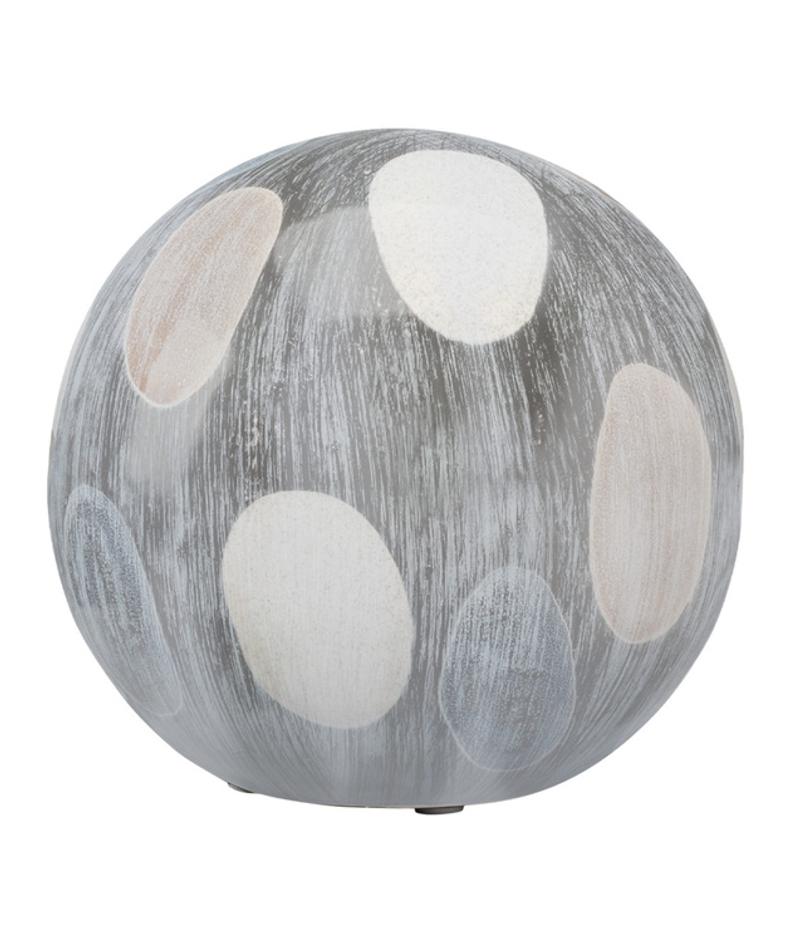 Painted Ceramic Decorative Sphere, Large by Jamie Young