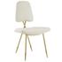 Snyder Performance Velvet Dining Side Chair In Ivory by Modway Furniture