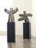 Tai Chi Sculpture C on Pedestal, Grey Stone/Black by PHILLIPS COLLECTION