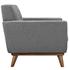 Anthem Upholstered Fabric Armchair In Expectation Gray by Modway Furniture