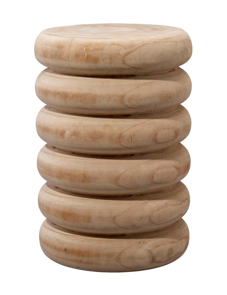 Mojave Wood Side Table by Jamie Young