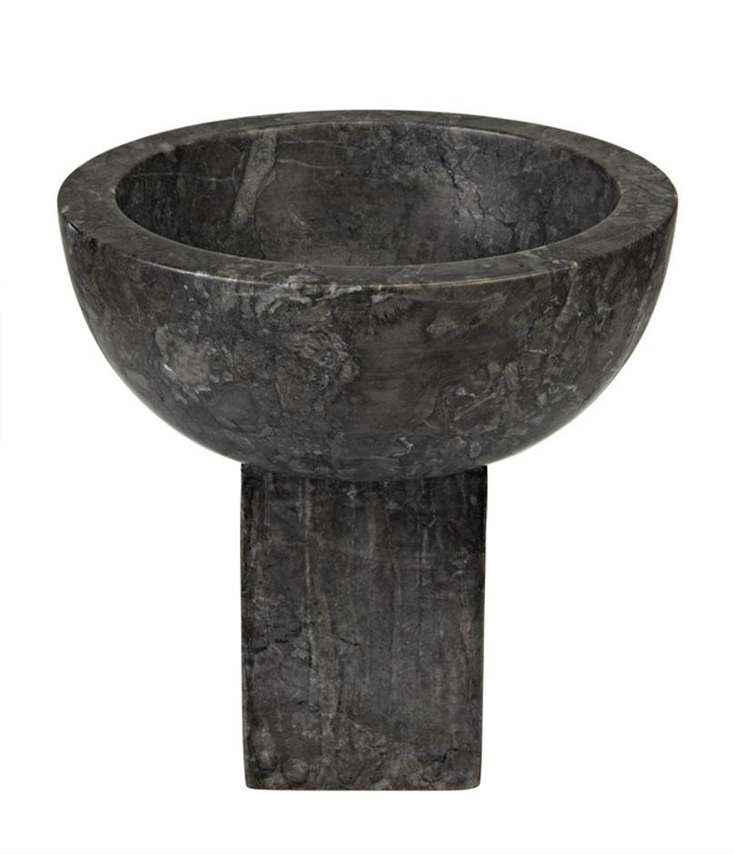 Zeta Marble Bowl by Noir Furniture