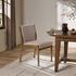 Hito Dining Chair In Gibson Taupe And Heirloom Greywash And Brushed Silver by Four Hands