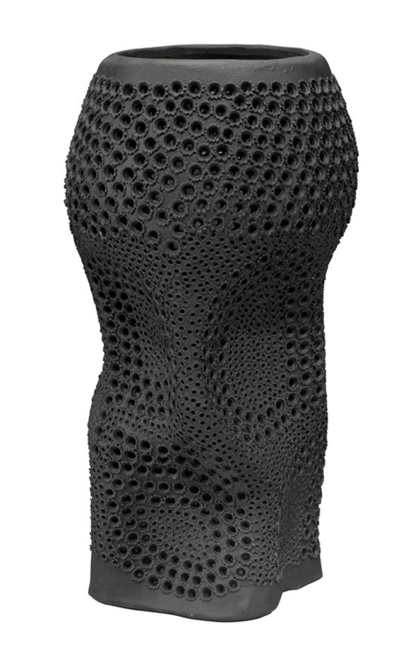 Night Sky Porcelain Decorative Vase, Black by Jamie Young