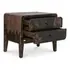 Iris Nightstand Distressed Black by Moes Home