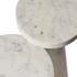 Mabel Nesting End Tables - Veined White Marble by Four Hands