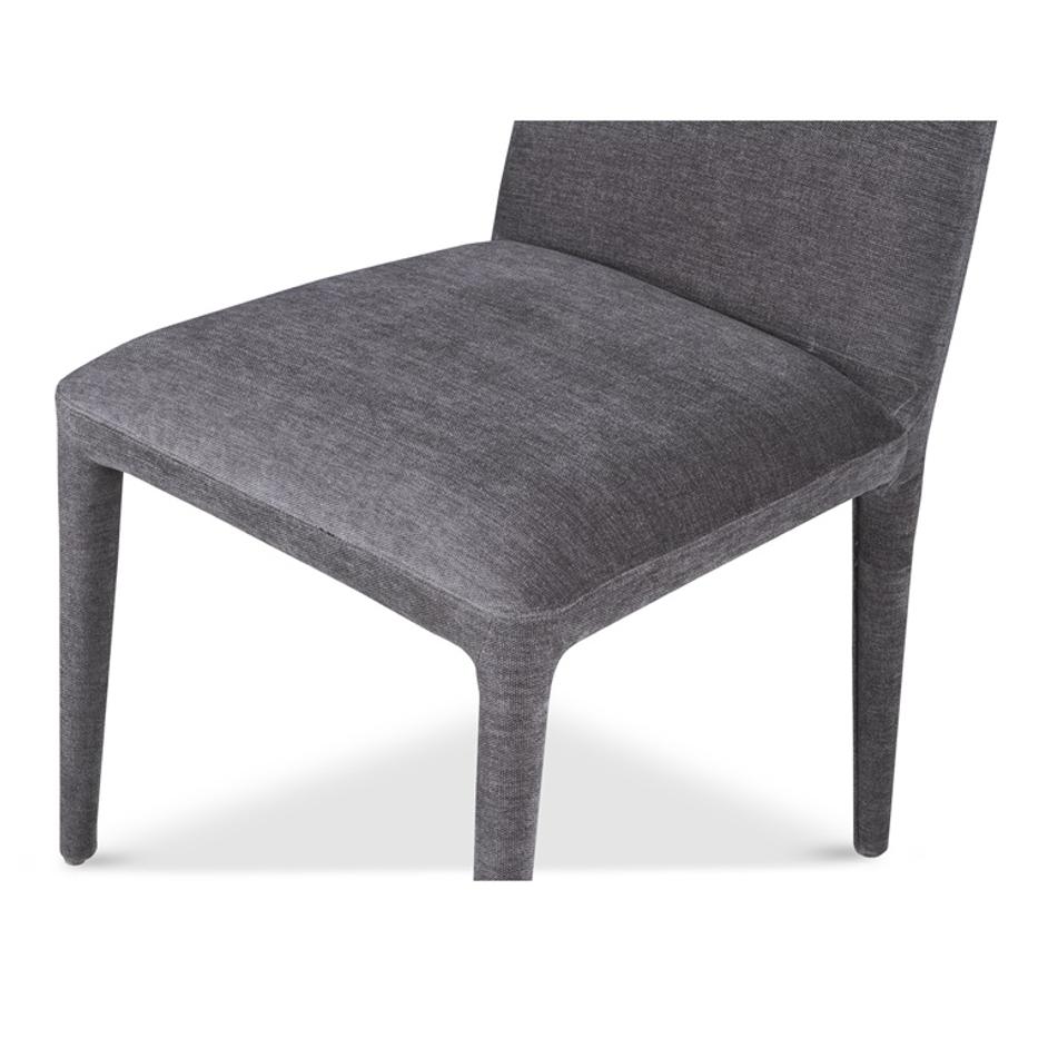 CALLA DINING CHAIR DARK GREY-M2 by Moes Home