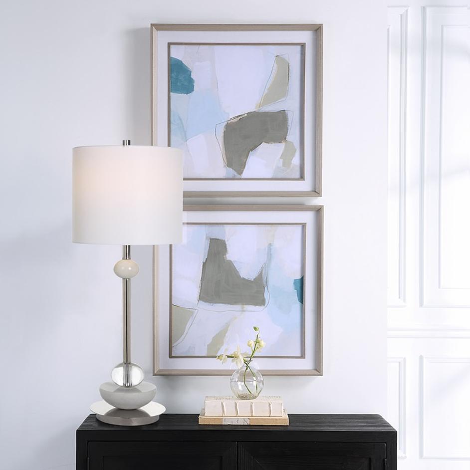 Mist Shapes Framed Prints, Set/2 by Uttermost
