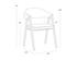 BURGOS DINING ARMCHAIR - NONO PETROL by Sunpan